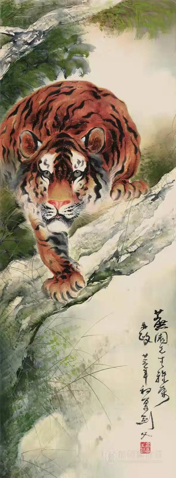 中国画虎十大名家虎年虎虎生威