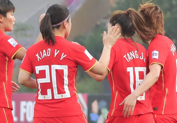 中国女足上演绝杀<a href=