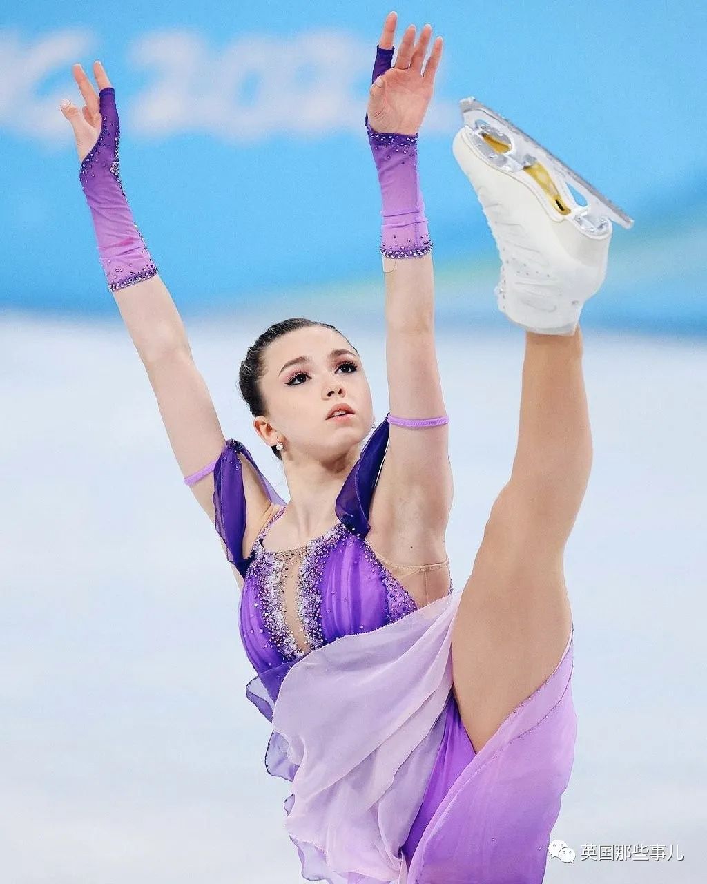 洋娃娃般的冰上精灵俄罗斯花滑少女k宝实力颜值并存哇