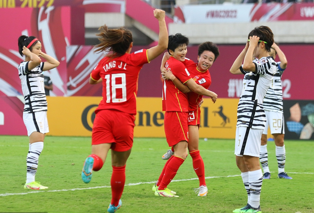 中国女足替男足复仇，历史战绩碾压<a href=