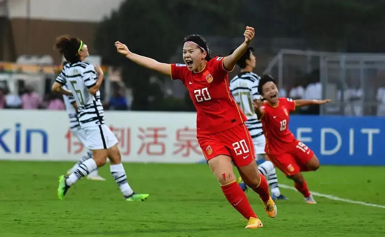 女足获胜，疯狂庆祝！<a href=