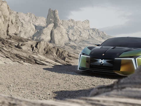 DS发布最新E-Tense Performance高性能电动概念跑车