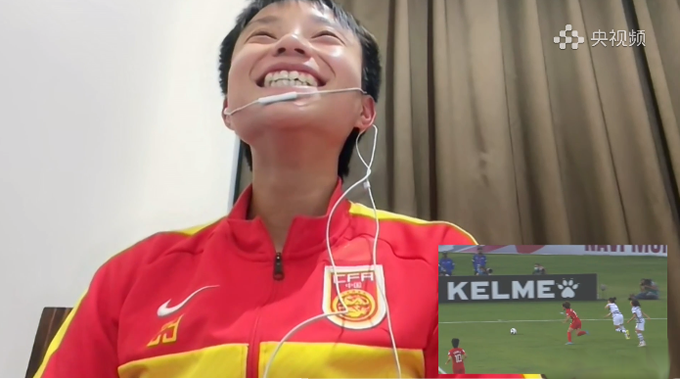 这么矮还头球破门？张琳艳笑谈自己被调侃！记者：<a href=