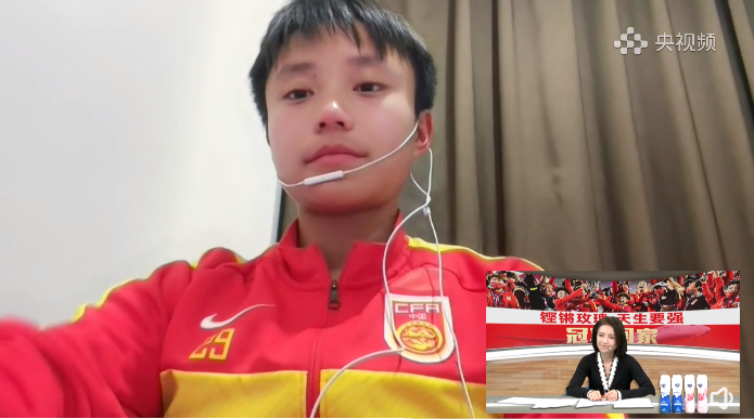 这么矮还头球破门？张琳艳笑谈自己被调侃！记者：<a href=