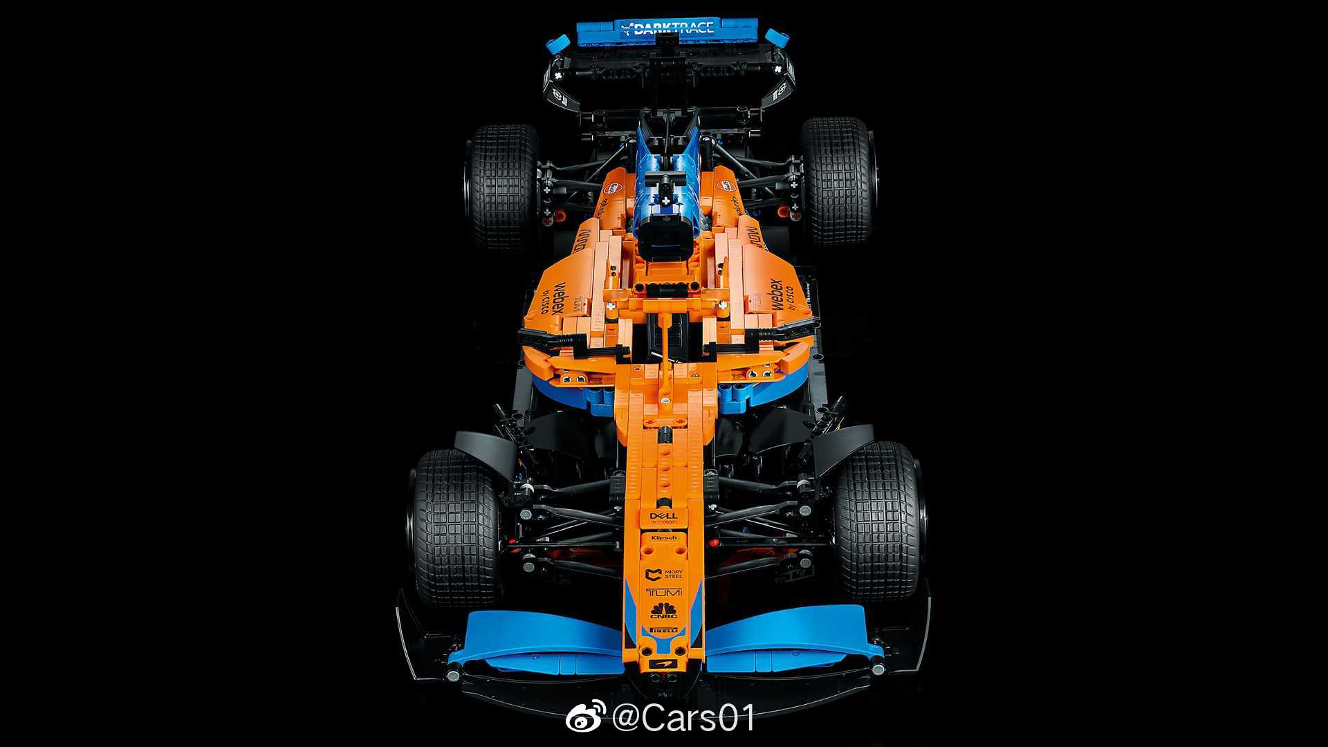 乐高版迈凯伦2022赛季f1赛车积木套装发布