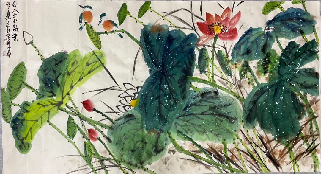 “乘风少年”暨首届李村师生线上书画作品展(图2)