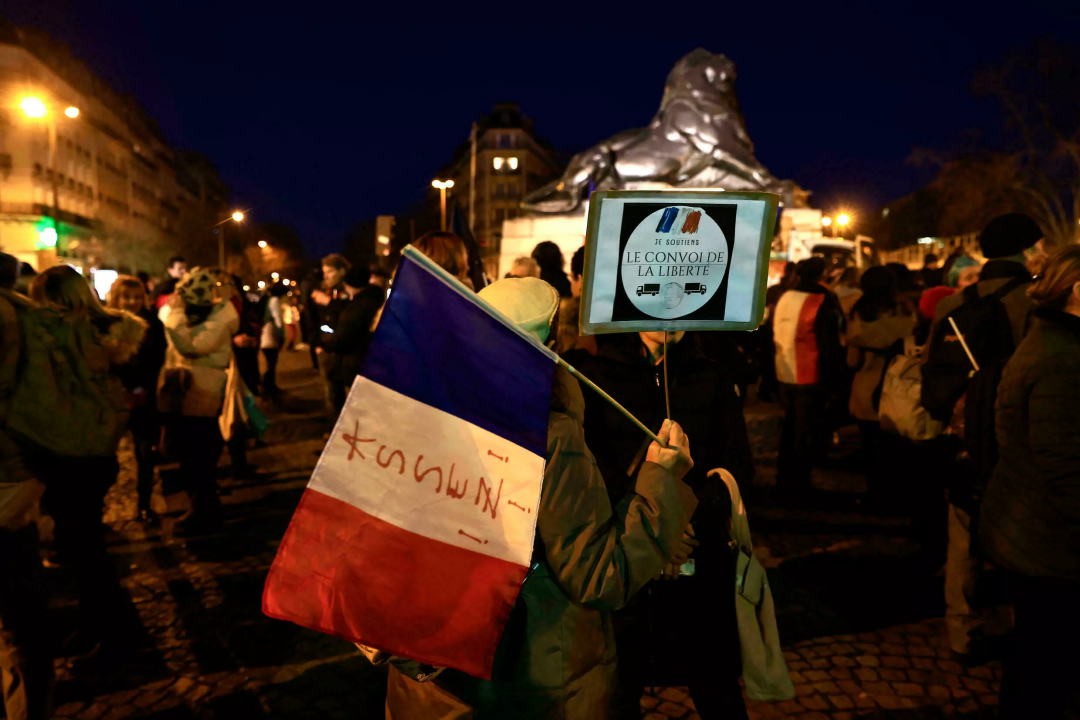 来自法国各地的抗议者（图源：外媒）
