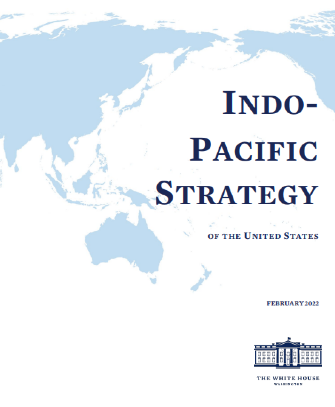 “美国印太地区战略”文件截图 图源：美国白宫网站