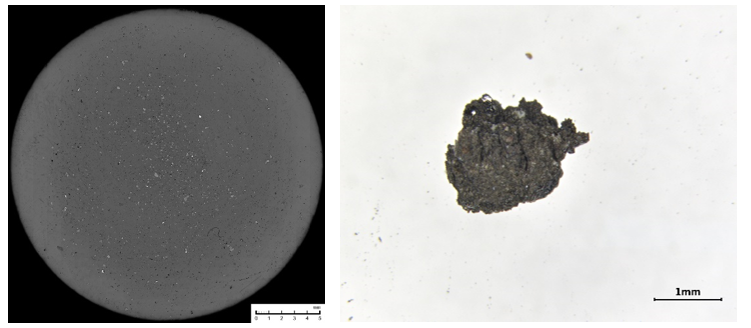 获批月壤粉末和岩屑样品图（图片来源于探月与航天工程中心）