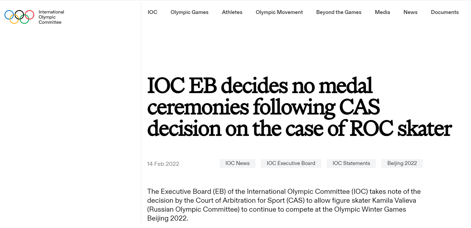 瓦利耶娃夺牌也无缘领奖台，<a href=