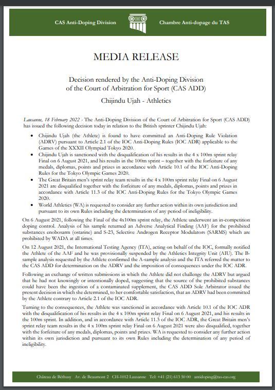 东京奥运会男子4×100米接力英国队银牌被收回,中国队有望递补铜牌休闲区蓝鸢梦想 - Www.slyday.coM 东京奥运会男子4×100米接力英国队银牌被收回,中国队有望递补铜牌休闲区蓝鸢梦想 - Www.slyday.coM