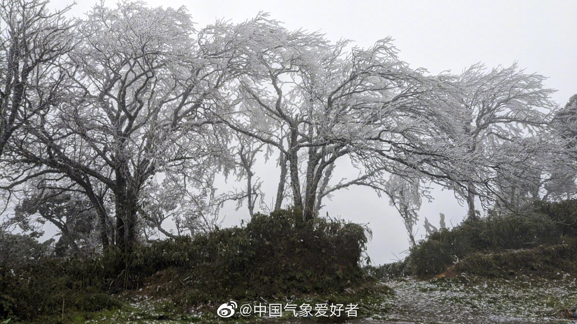 越南北部降雪