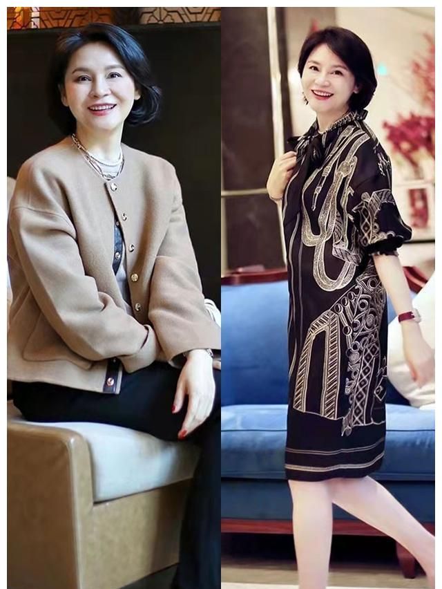 这才是50、60岁妈妈开春的打扮！真丝衫+小脚裤，散发高级女