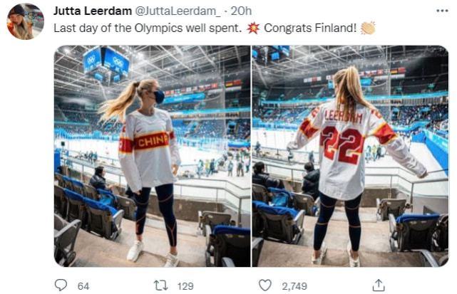 天壤之别！24岁美女选手拥百万粉丝夸赞冬奥会，<a href=