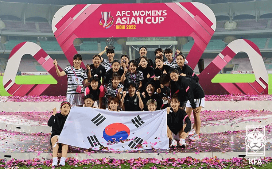 韩女足获亚洲杯亚军 <a href=