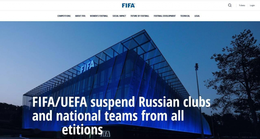 遭欧足联国际足联“拉黑”,俄罗斯要加入亚足联?可行性有多少休闲区蓝鸢梦想 - Www.slyday.coM 遭欧足联国际足联“拉黑”,俄罗斯要加入亚足联?可行性有多少休闲区蓝鸢梦想 - Www.slyday.coM