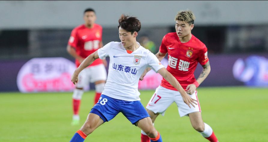 山东泰山核心孙准浩,被<a href=