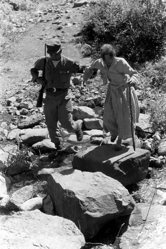 老照片 1951年朝鲜战争中的<a href=