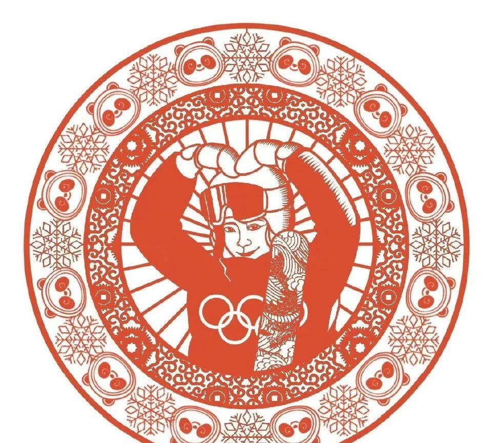 剪纸剪刀下的北京冬奥会金牌英豪榜