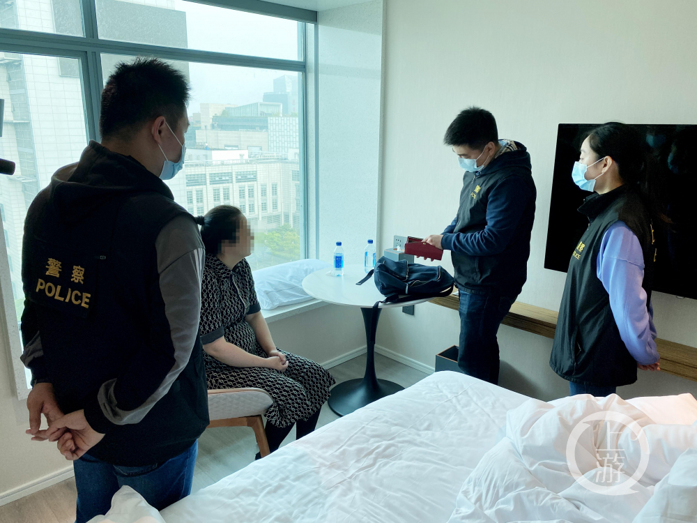 ▲上海警方在多地将嫌疑人抓获。图片来源/上海警方