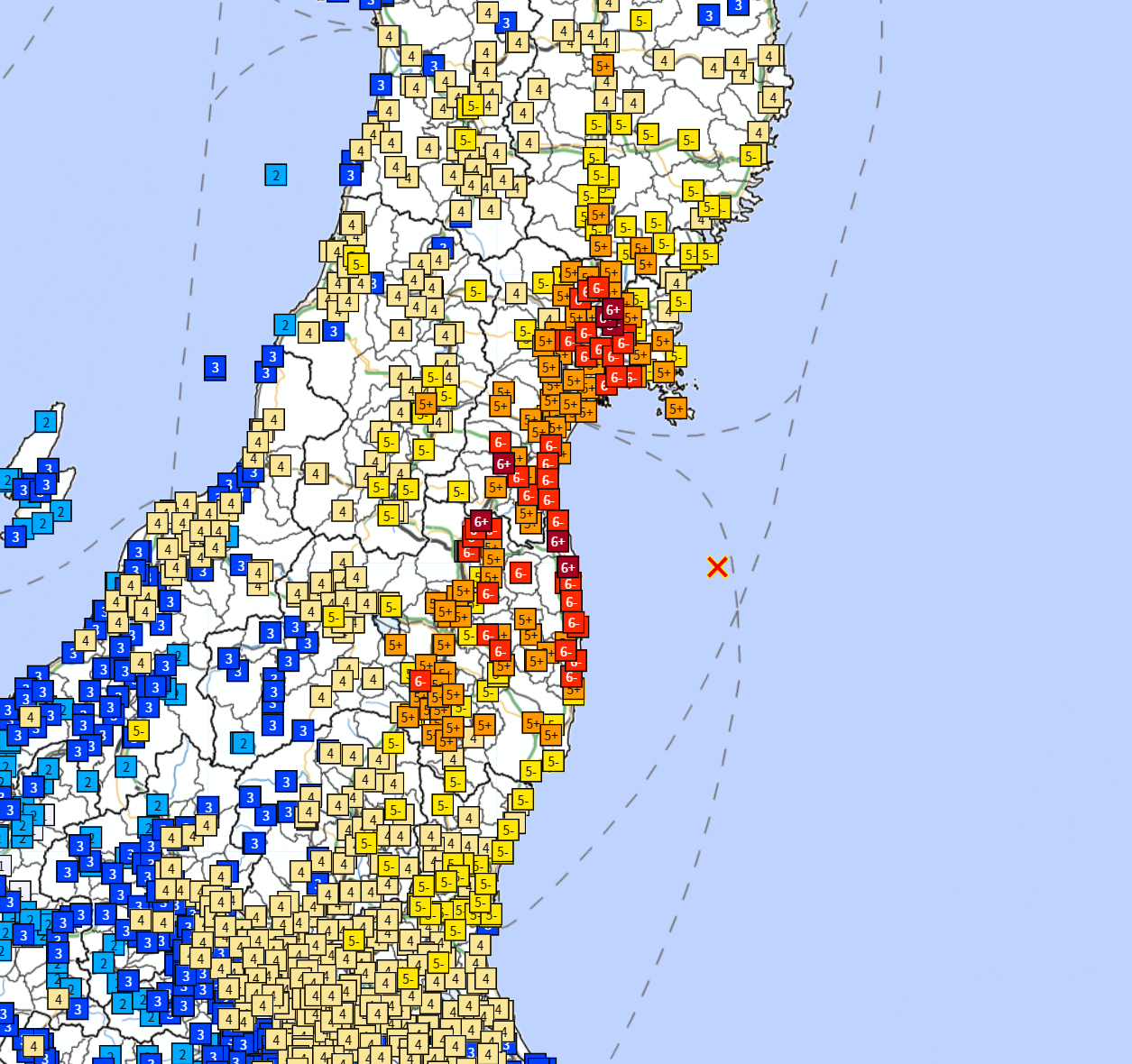 突发！大地震连袭日本东北部，海边突然退潮！气象厅：警惕海啸