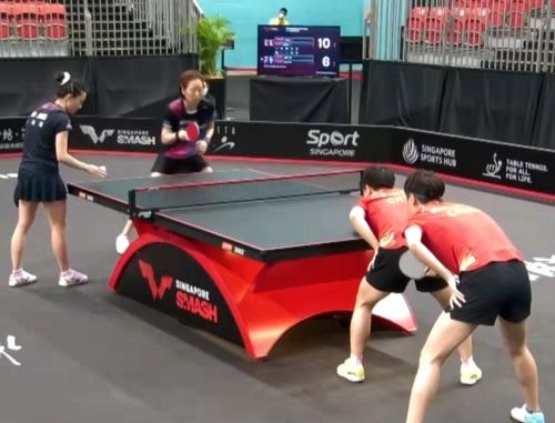 马龙3-2王楚钦,与梁靖崑同进8强,海产姐妹胜<a href=