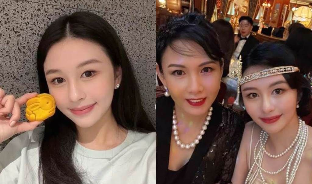 邱淑贞大女儿沈月分享化妆教学视频，不惧素颜五官像极了妈妈