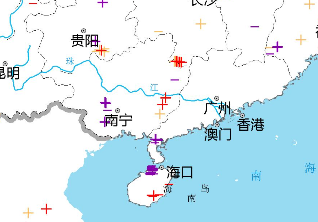[转载]东航客机在华南发生事故前后，当地曾出现对流，有闪电发生