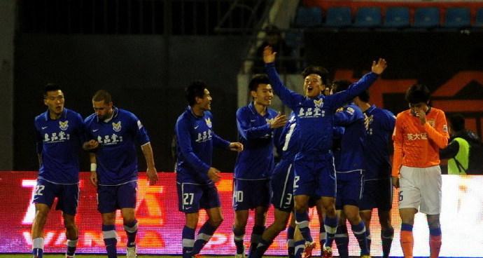 10年前今天大连阿尔滨3-3鲁能错失中超首胜，于大宝87秒闪击破门
