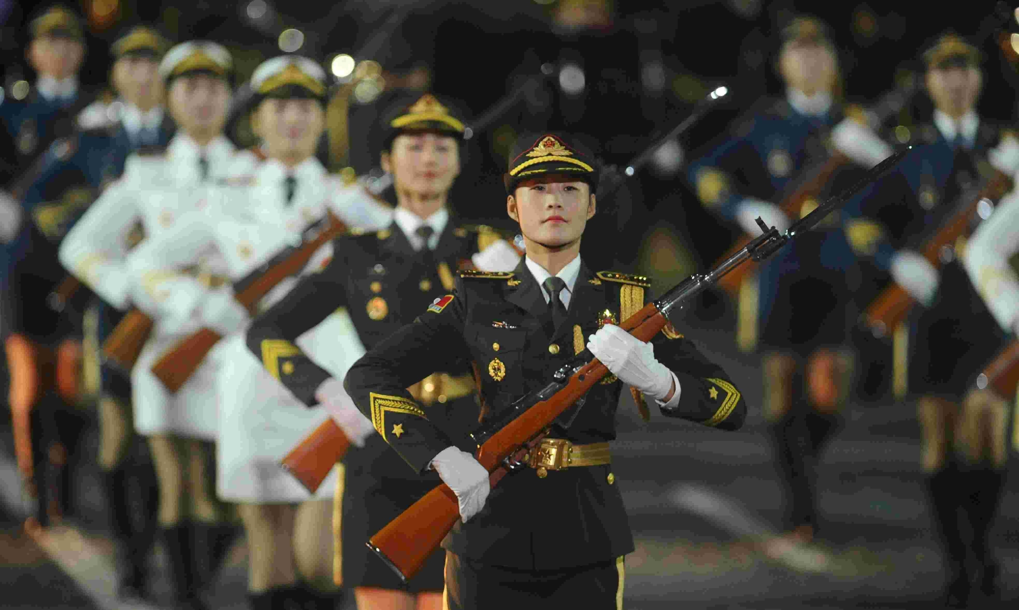 俄军仪仗队用SKS，<a href=