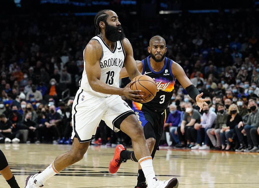 今日6时！nba领头羊大战，76人vs太阳，哈登恩比德pk保罗布克！