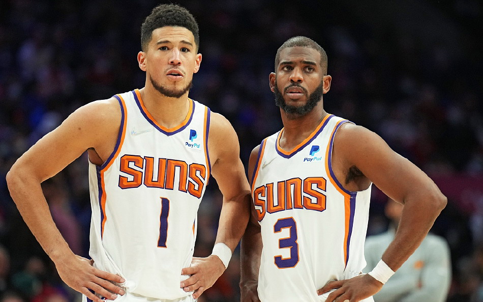 今日6时！nba领头羊大战，76人vs太阳，哈登恩比德pk保罗布克！