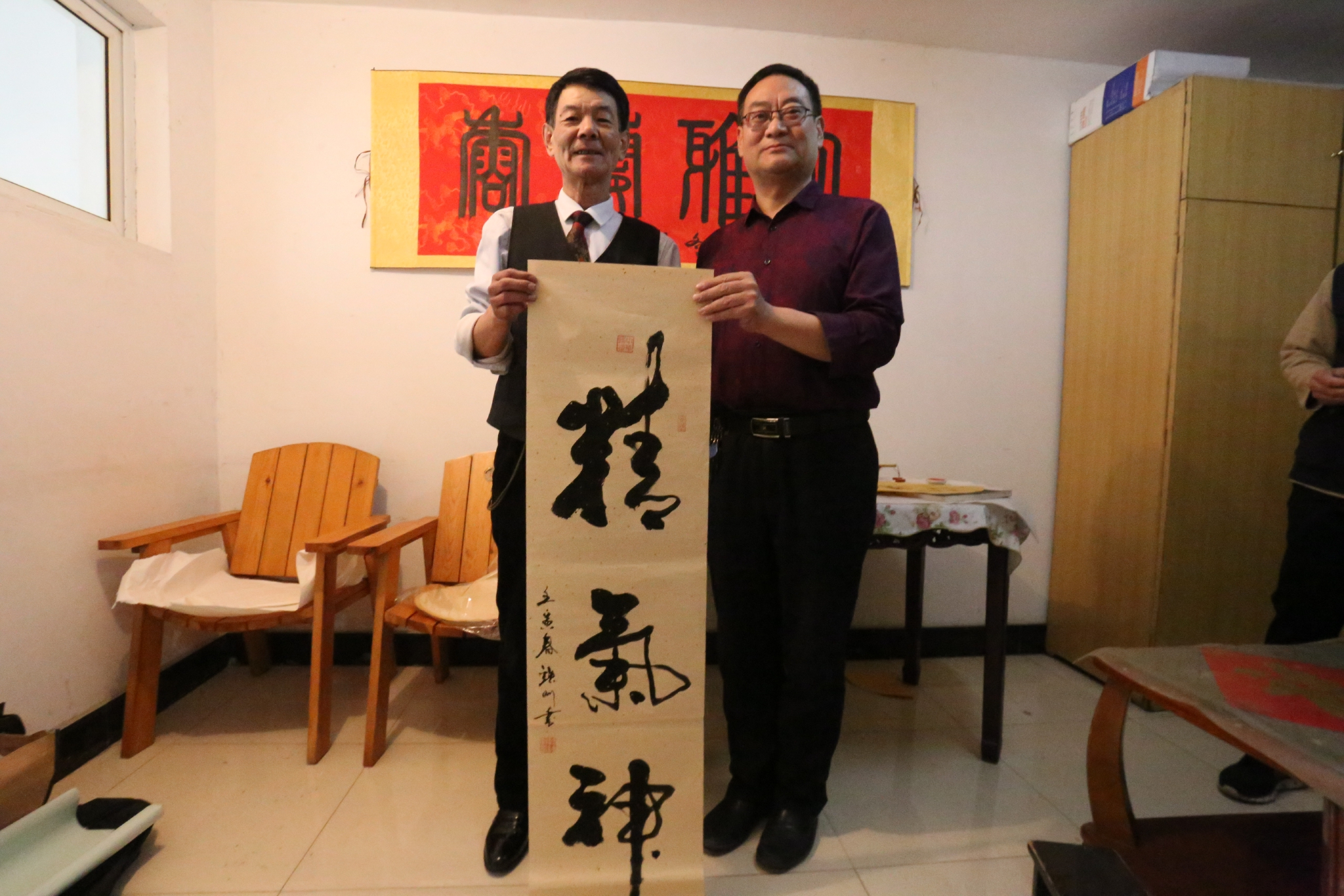 春风里书画名家送文化入乡村走进塔元庄