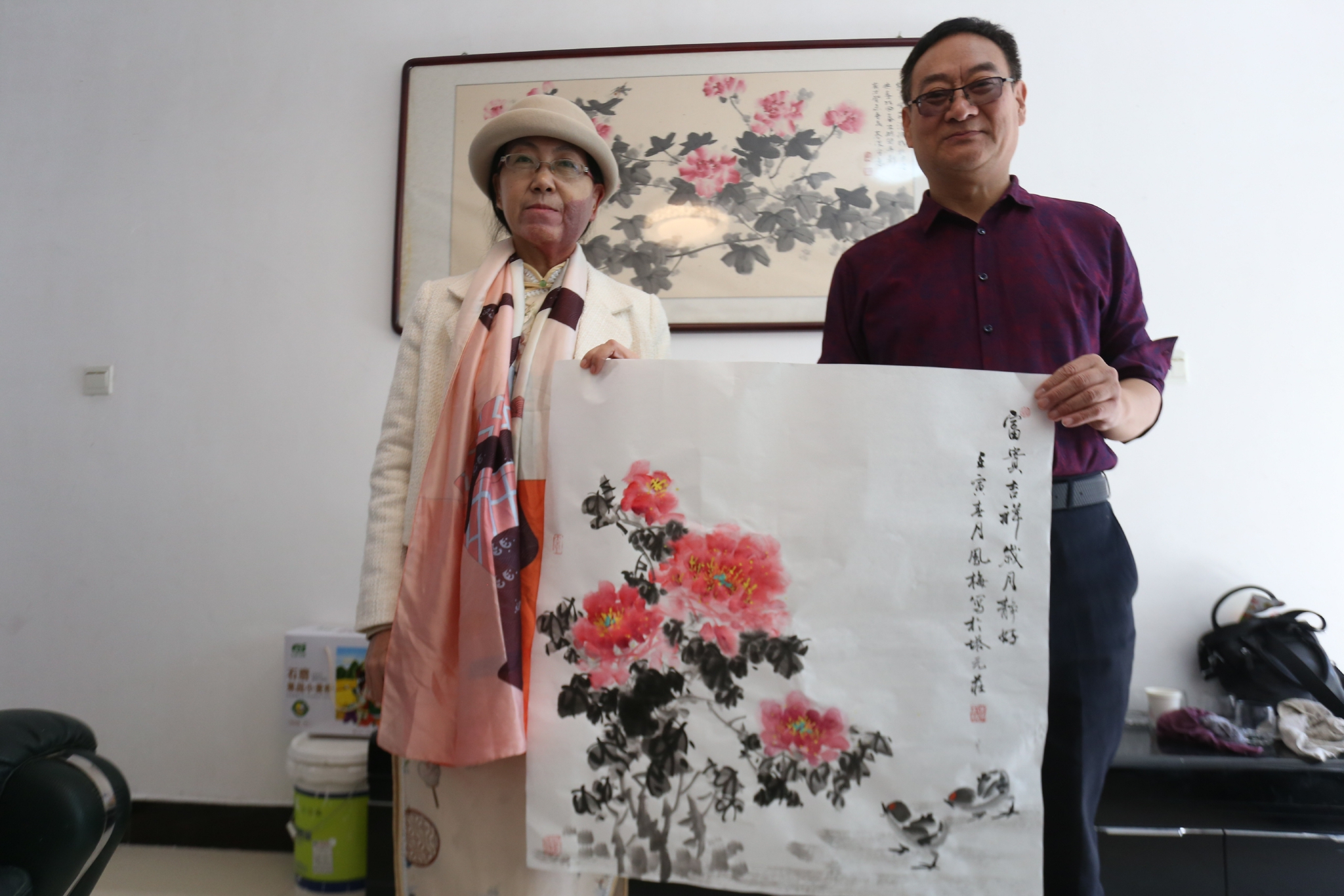 春风里书画名家送文化入乡村走进塔元庄