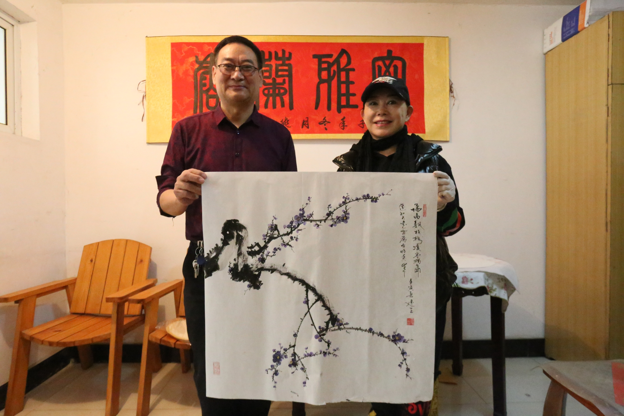 春风里书画名家送文化入乡村走进塔元庄