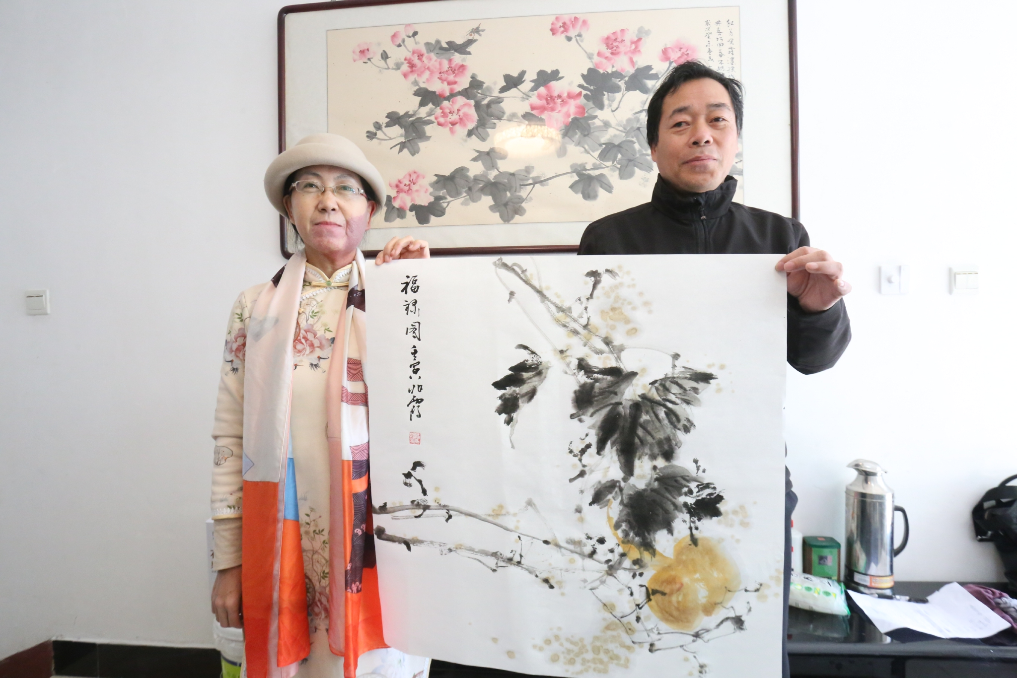 春风里书画名家送文化入乡村走进塔元庄