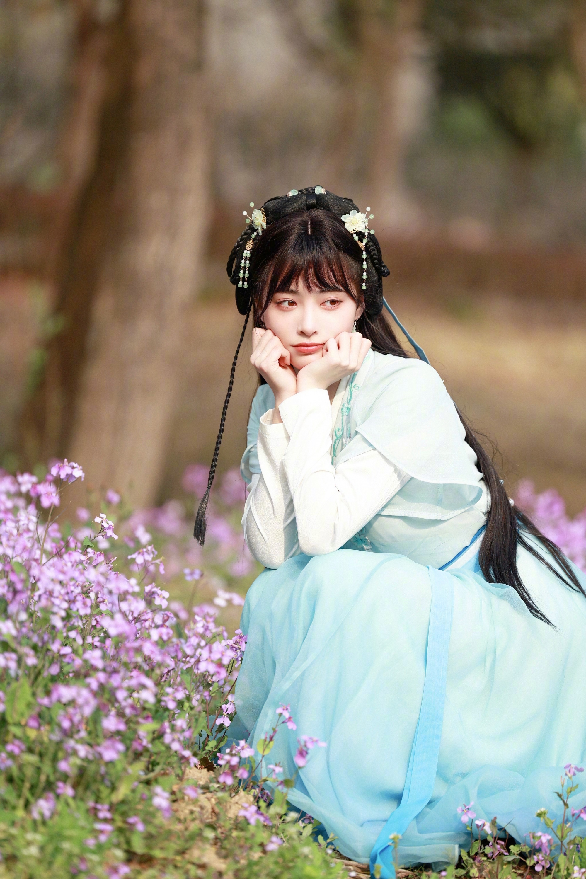 图片[8]-许佳琪节目造型，扮演少女李清照，浅浅的温柔扑面而来-沐风文化