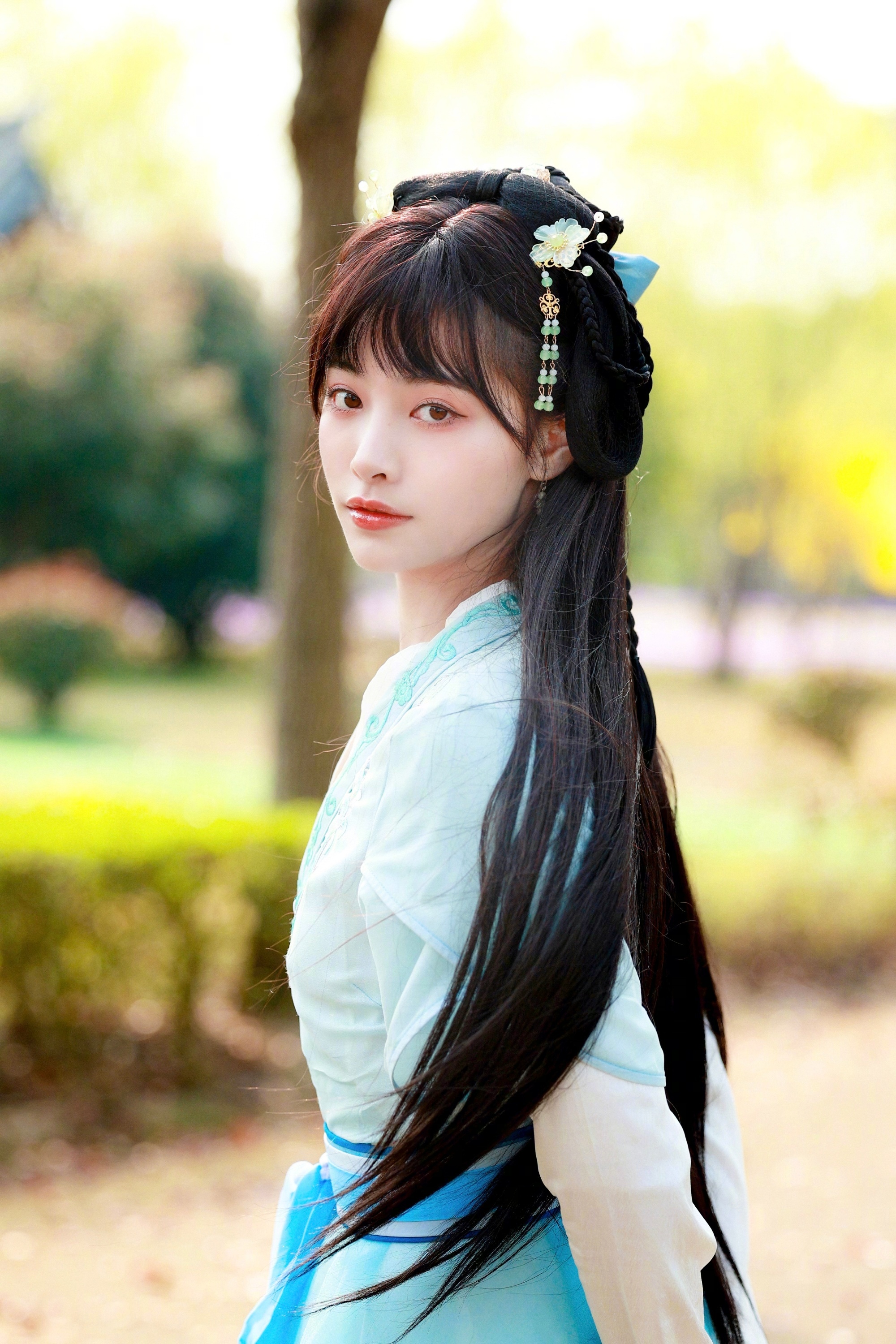 图片[4]-许佳琪节目造型，扮演少女李清照，浅浅的温柔扑面而来-沐风文化