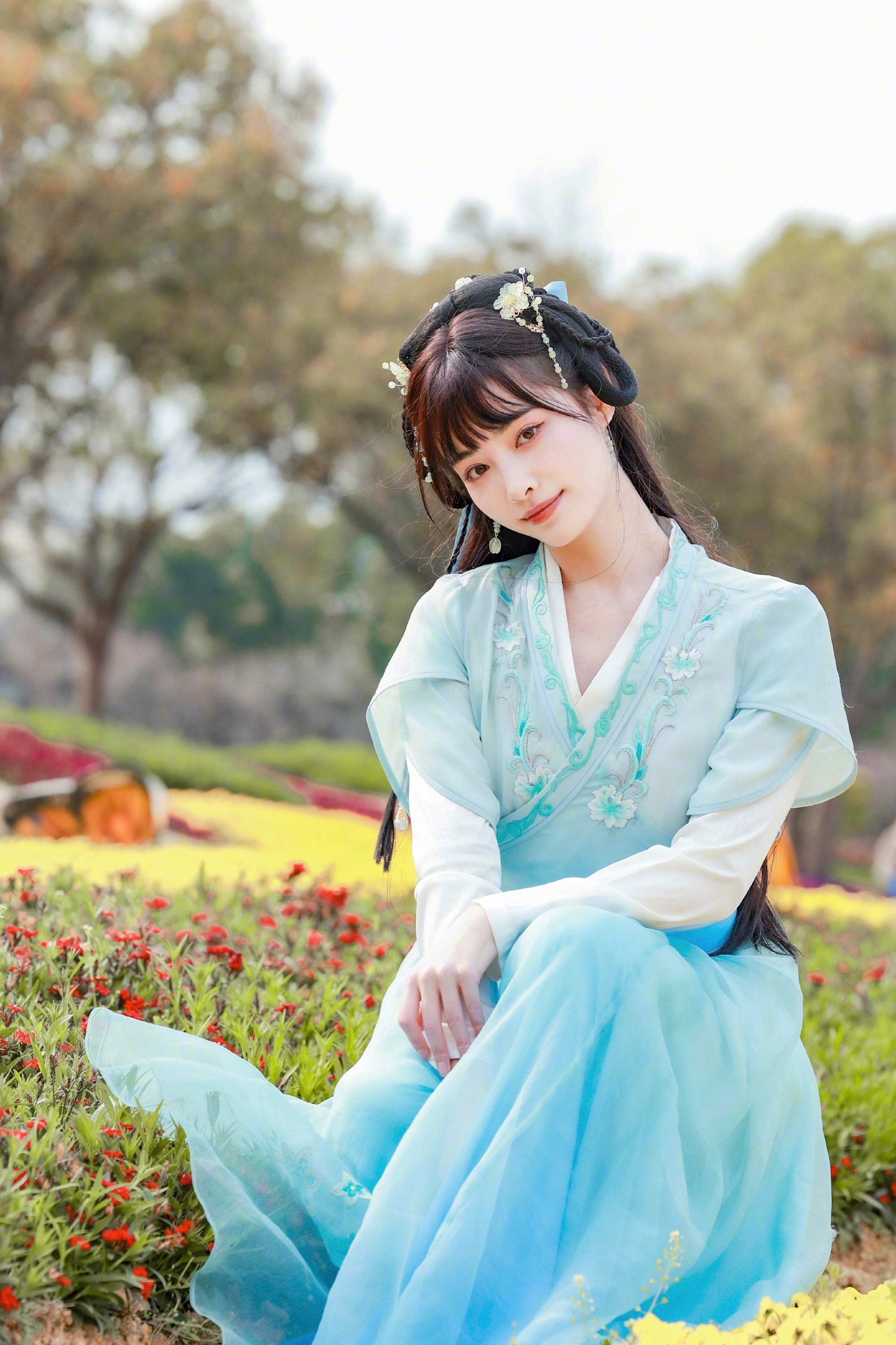 许佳琪节目造型，扮演少女李清照，浅浅的温柔扑面而来-沐风文化