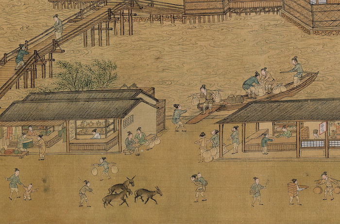 明 仇英《清明上河圖》(局部)