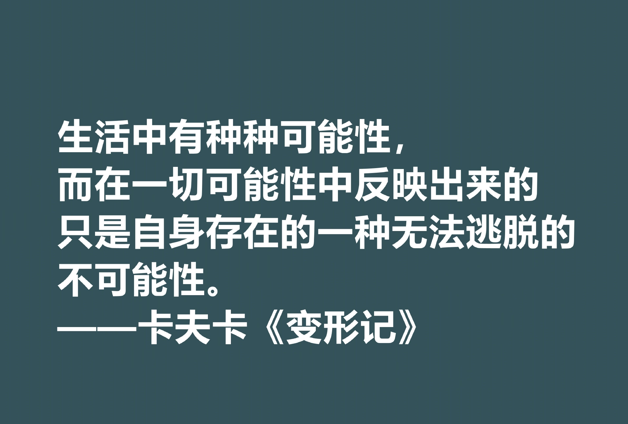 用1981年诺贝尔文学奖获得者埃利亚斯·卡内蒂对卡夫卡的《变形记》