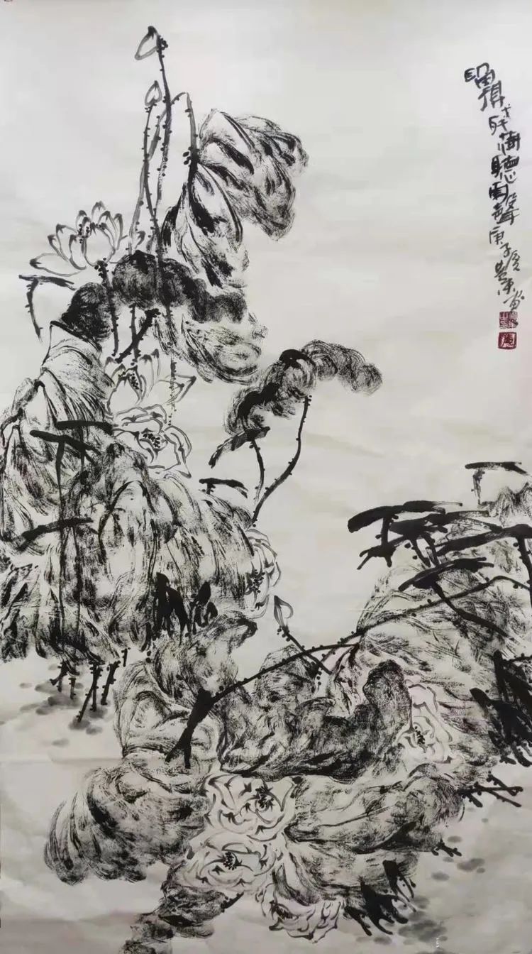 因为,笔墨是中国画的底线.