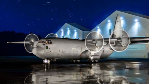 美军新一代“末日飞机”EC-130J宣传图。（美空军官网）