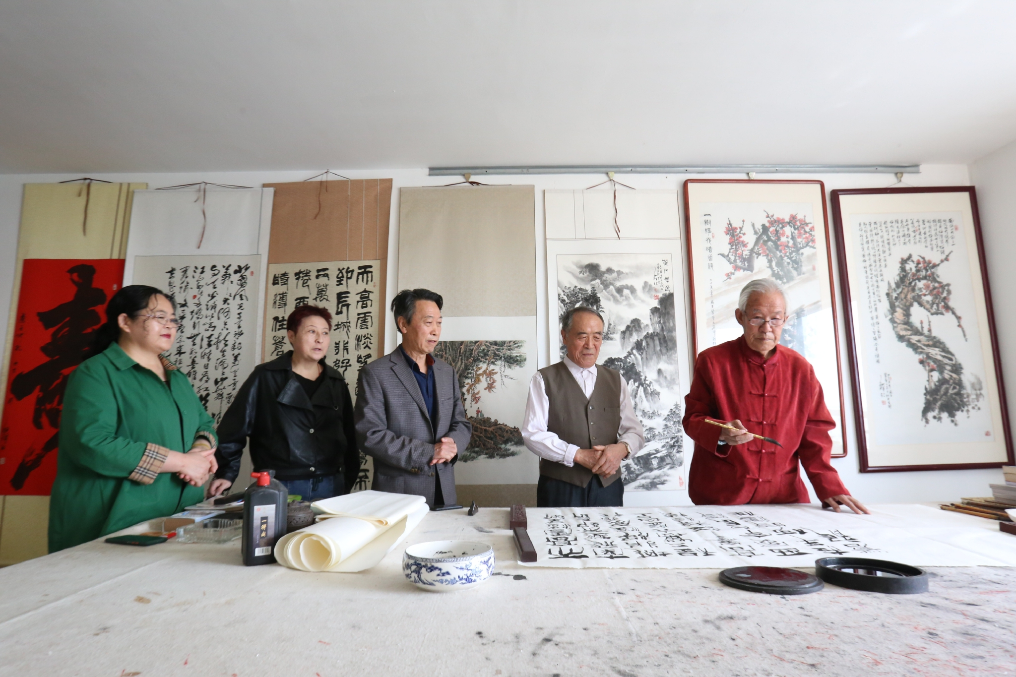 著名书画雕塑家高永祥先生个人作品展将启帷