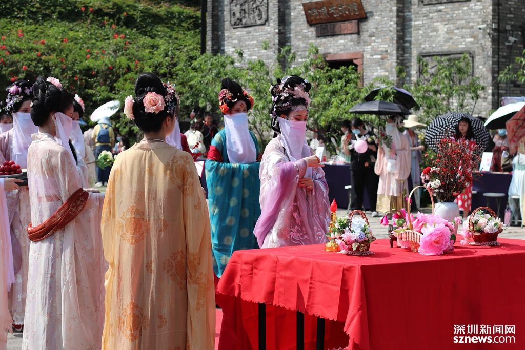 美出圈甘坑古镇花朝节再现古人祭祀花神场面