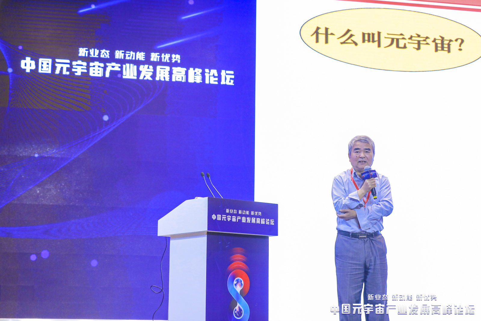 谭建荣院士在会上演讲。