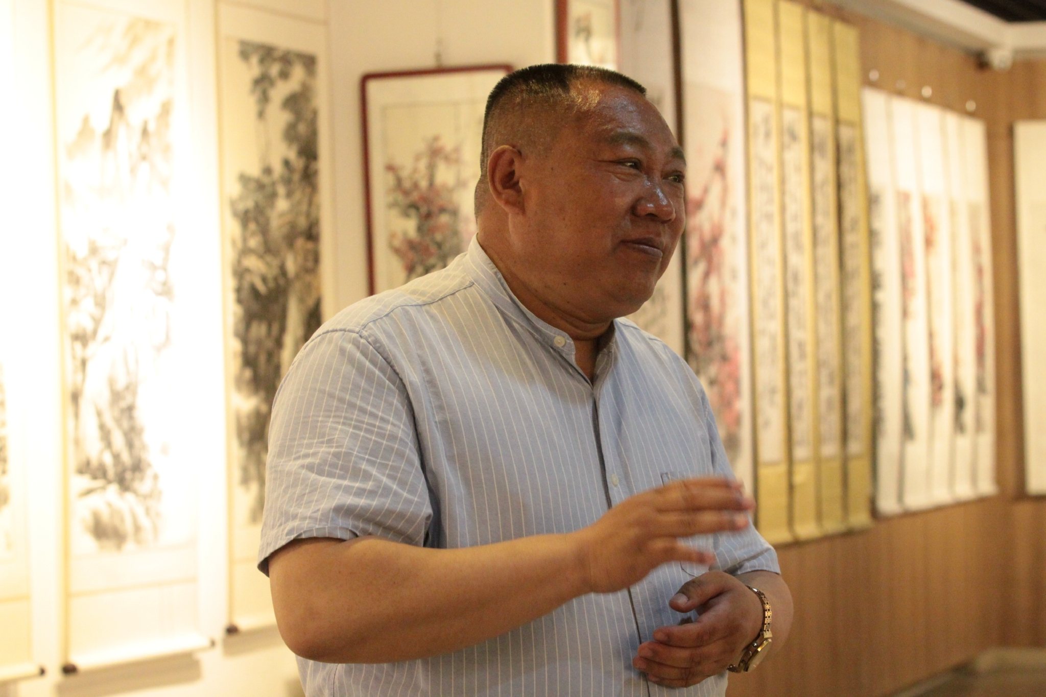 酸甜苦辣寻常事艺海探珠不作翁高永祥书画展亮相民间工艺博物馆