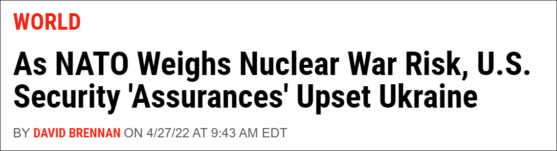 美国《新闻周刊》报道截图