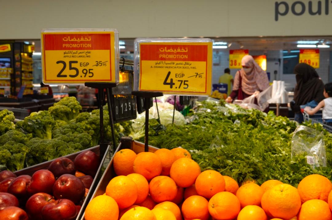 开罗的家乐福超市。