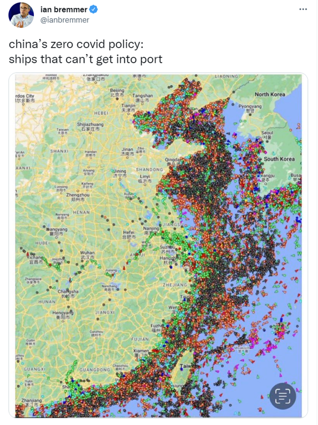 防疫政策导致中国港口出现拥堵？严重误导！